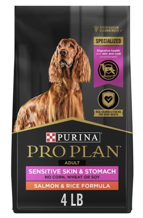 Purina Pro Plan Adult Sensitive Skin & Stomach Salmon & Rice Formula Dry