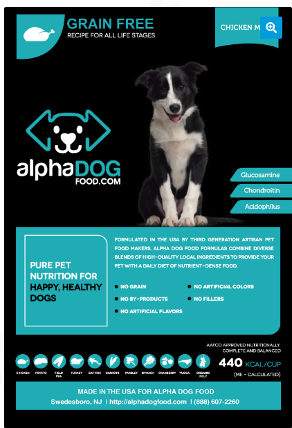 alpha dog food