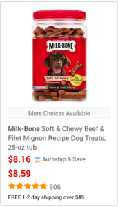 chewy soft dog treats