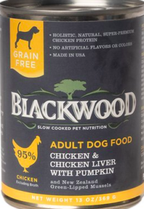 Blackwood canned dog food