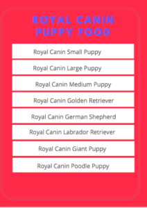 Royal Canin Puppy food