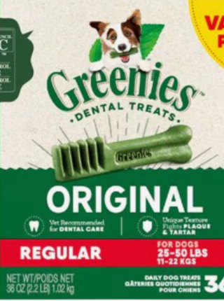 Greenies dog treat