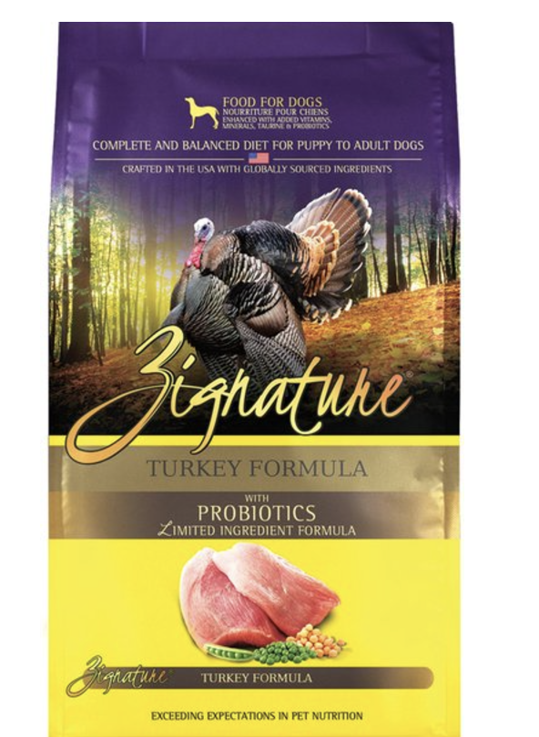 bag od turkey dog food