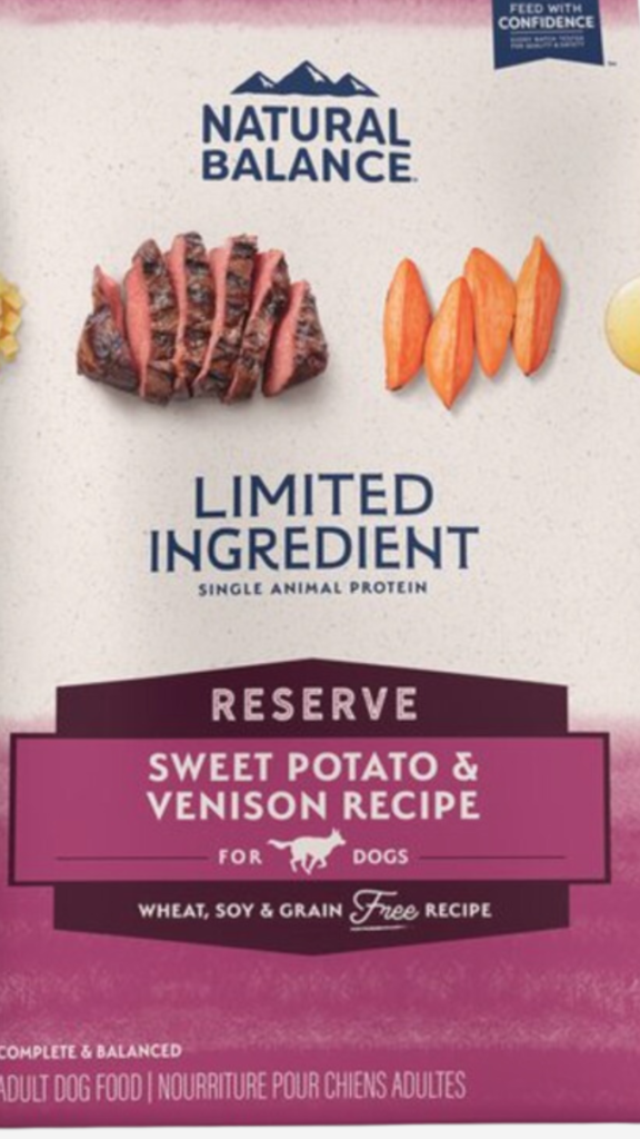 dog foods with venison