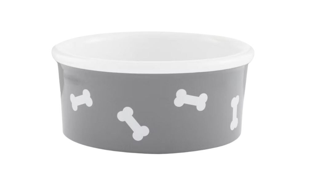 ceramic dog bowl