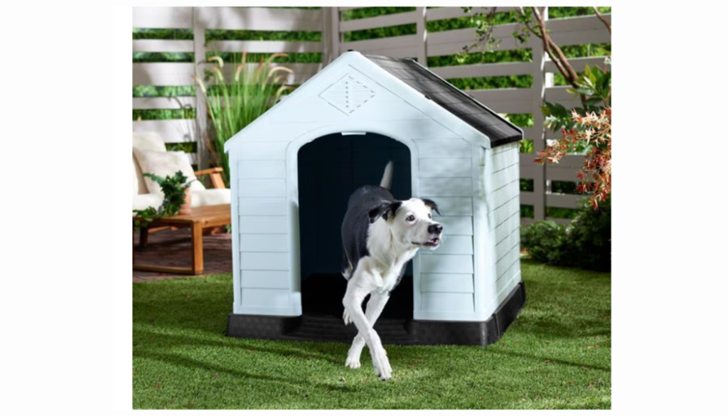 plastic outdoor dog house