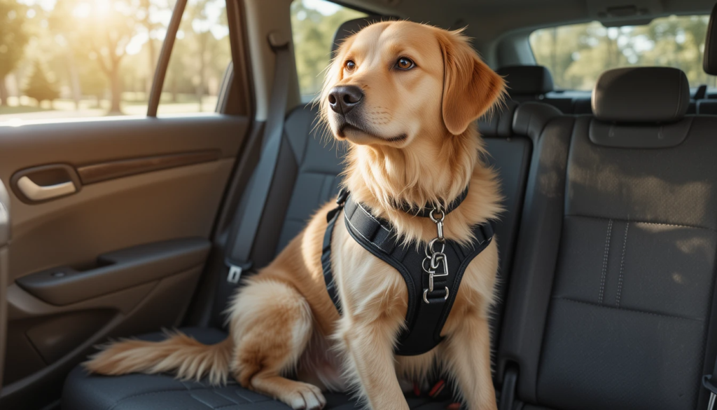 dog seat belt harness