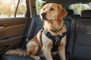 dog seat belt harness