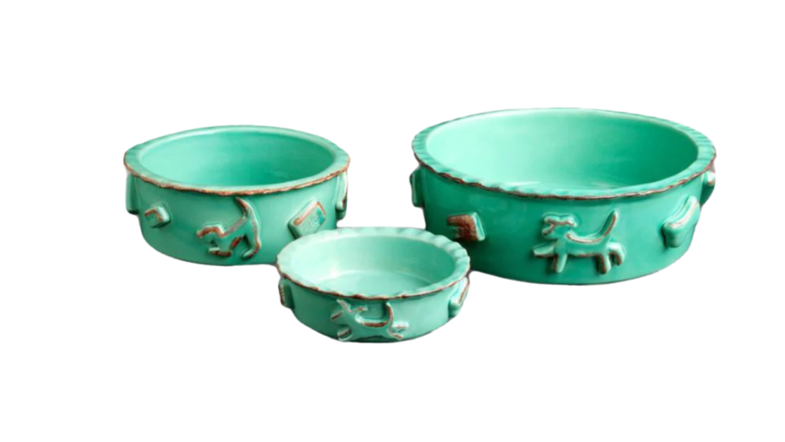 luxury dog bowls