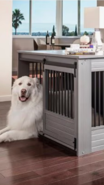 large dog crate furniture