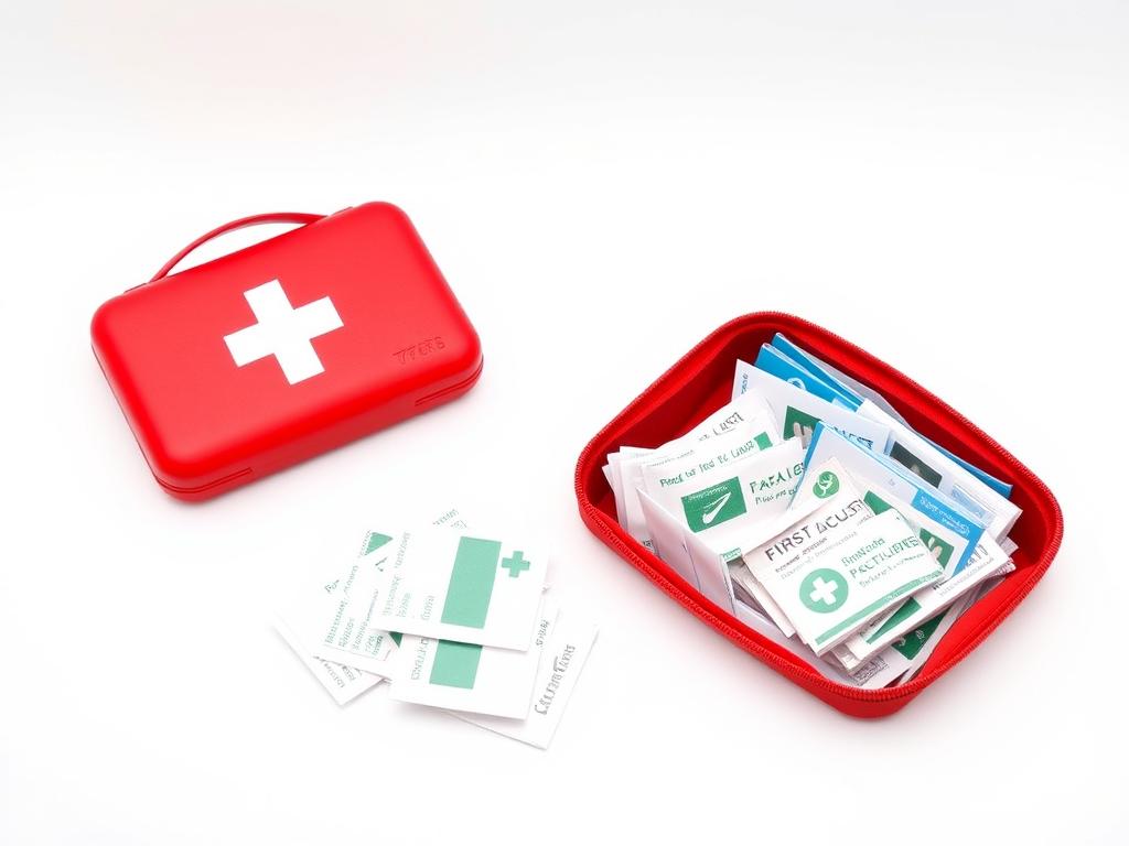 Dog-specific first aid kit for agility training safety