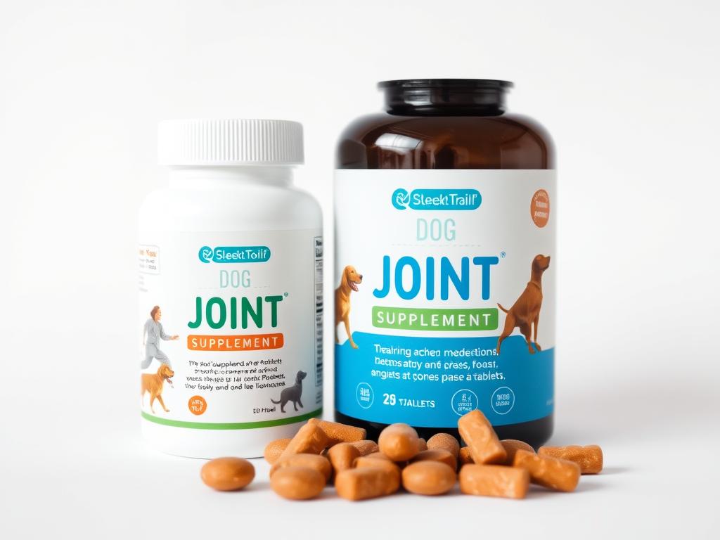 Joint supplements for active dogs in agility training