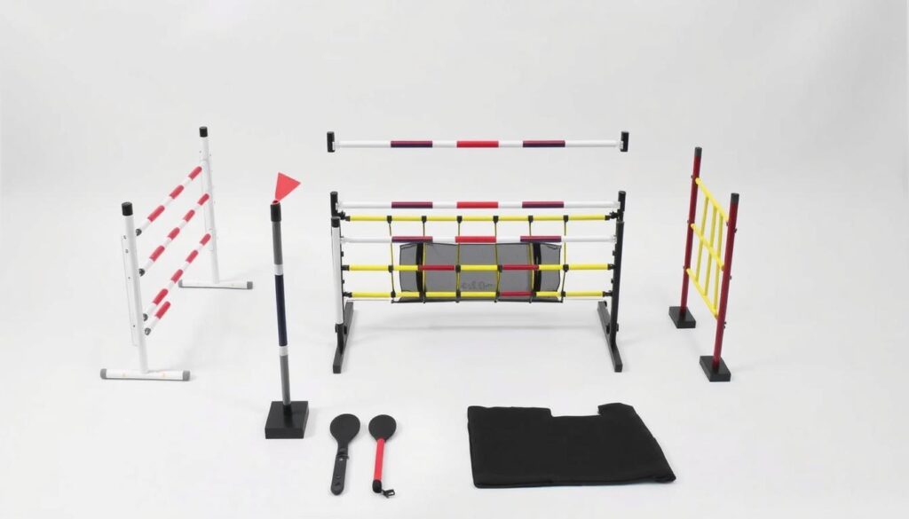 PawHut 6-Piece Dog Agility Training Equipment set